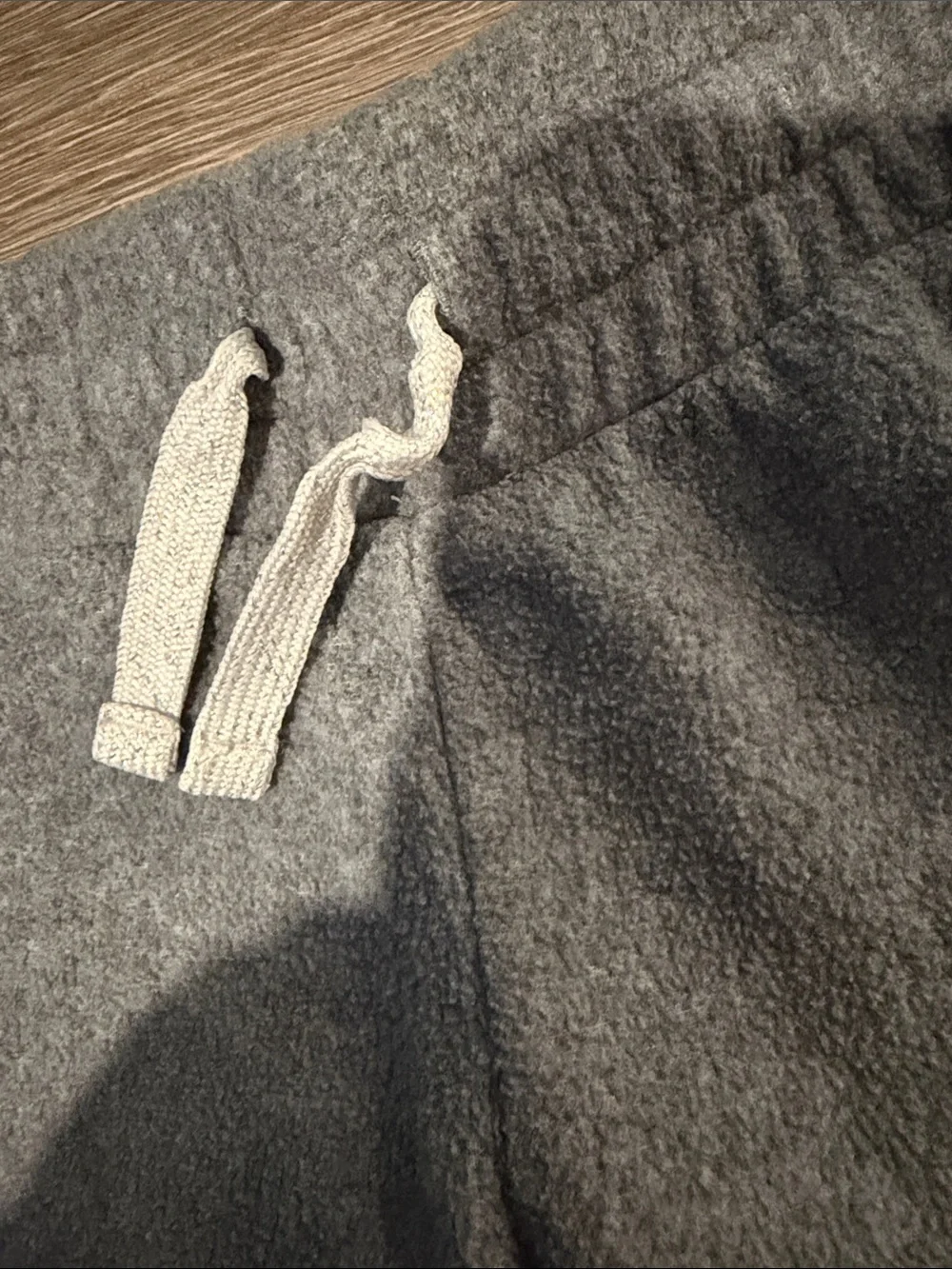 Kids Gray Glitter Drawstring elastic Waist Sweatpants Faded Glory M 7/8